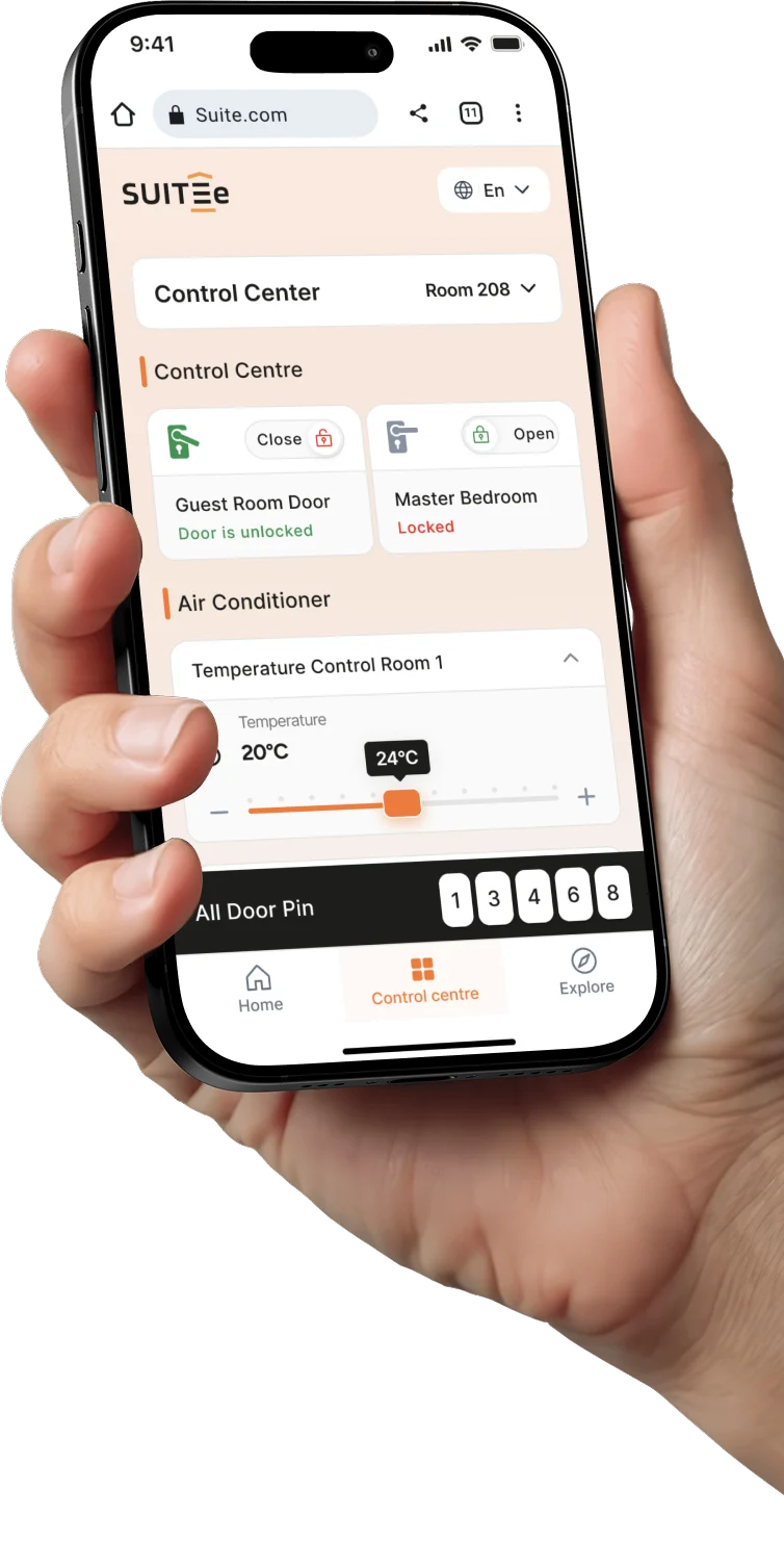 SUITEe control center app